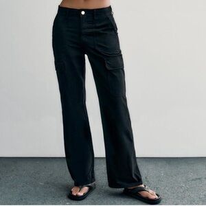 Zara Dark Charcoal Trousers